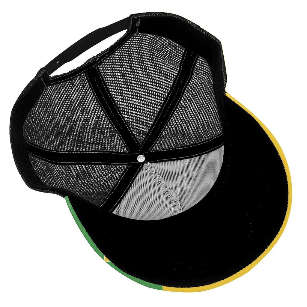 Brazil Brasil Soccer Country Flag Summer Sun Cap