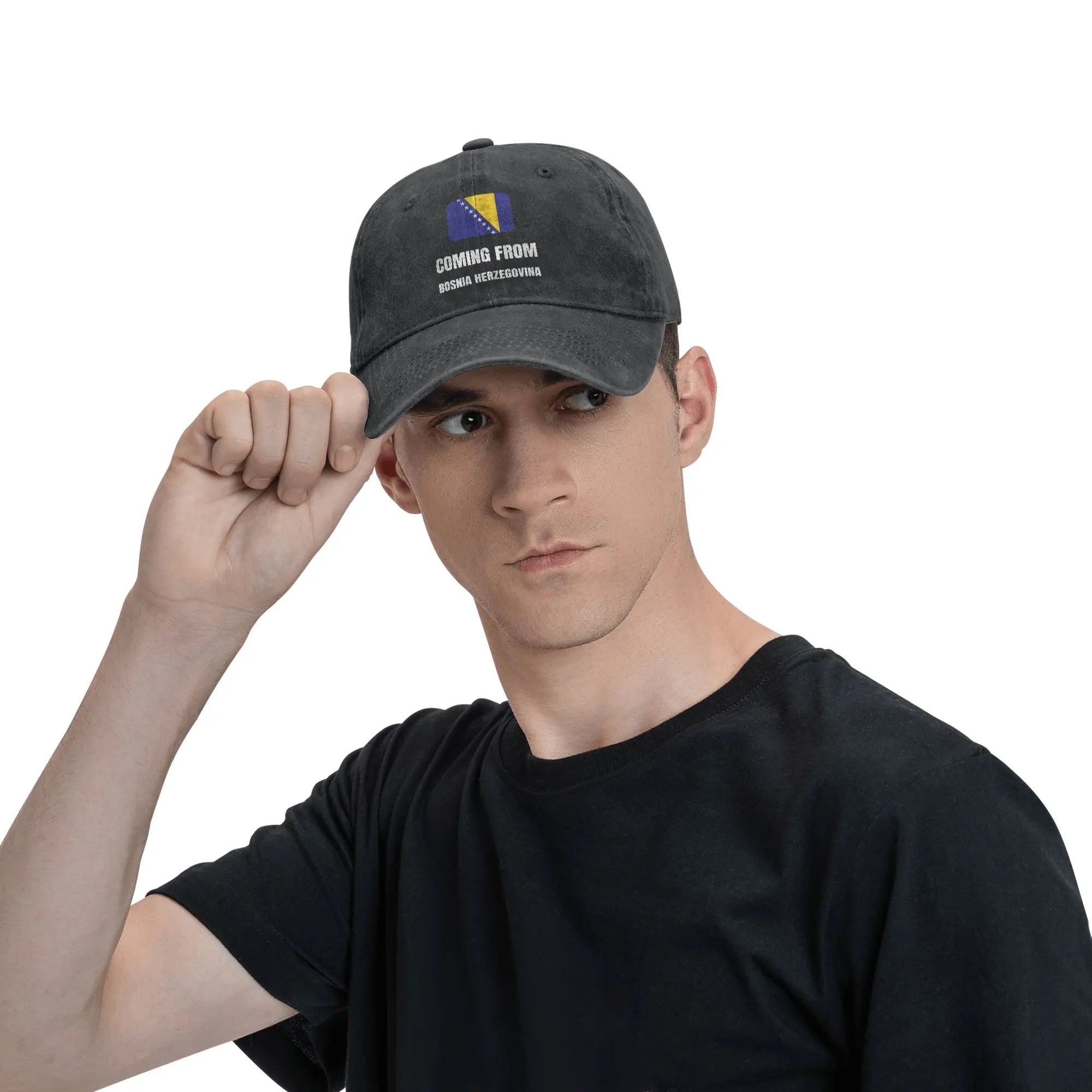 Bosnia and Herzegovina Flag Caps Unisex