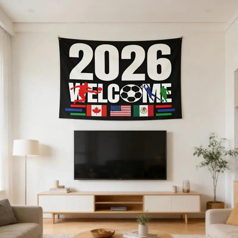 FIFA world cup 2026 USA Football portret for wall