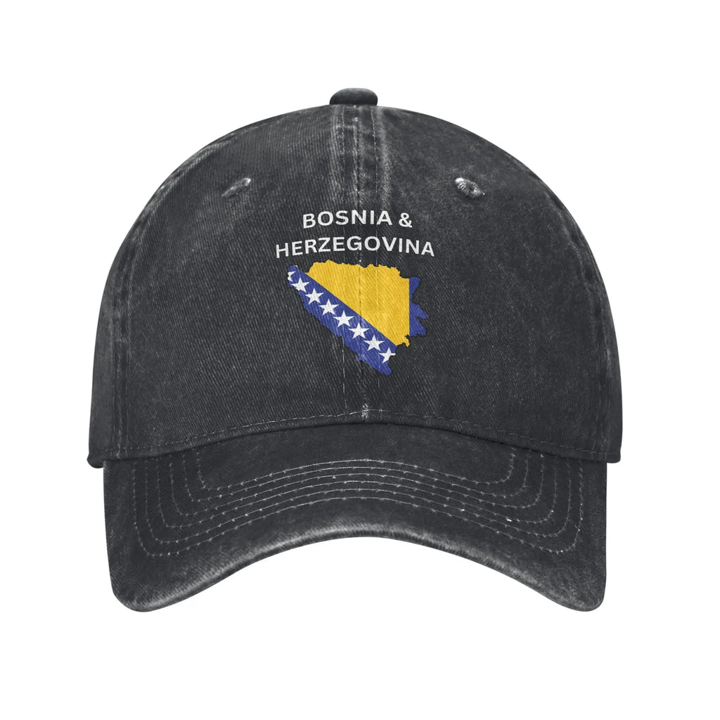 Bosnia and Herzegovina Flag Caps Unisex