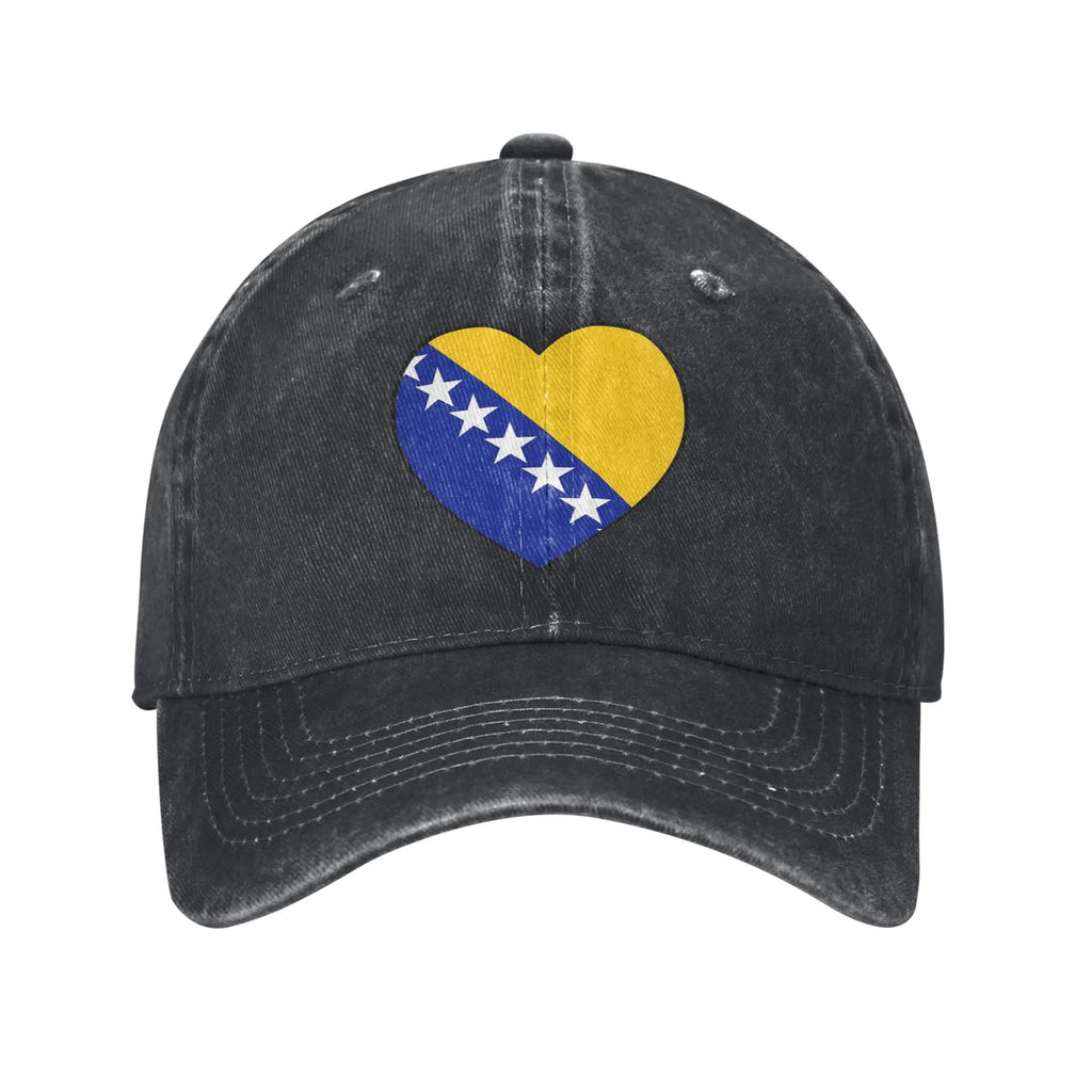 Bosnia and Herzegovina Flag Caps Unisex