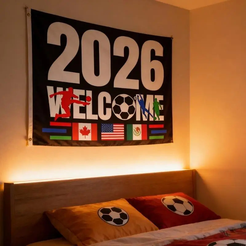 FIFA world cup 2026 USA Football portret for wall