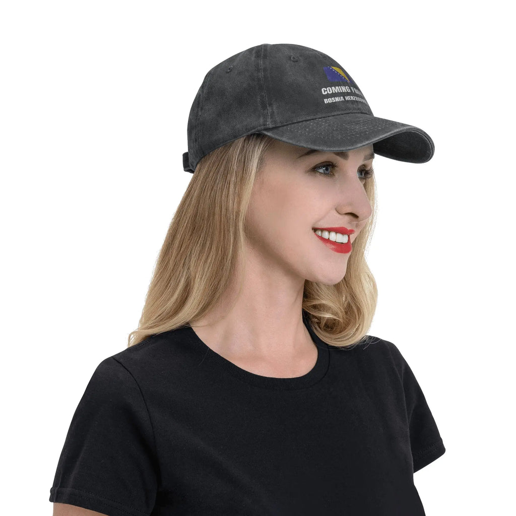 Bosnia and Herzegovina Flag Caps Unisex