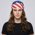 Usa Flag Themed Wig Headband Unisex