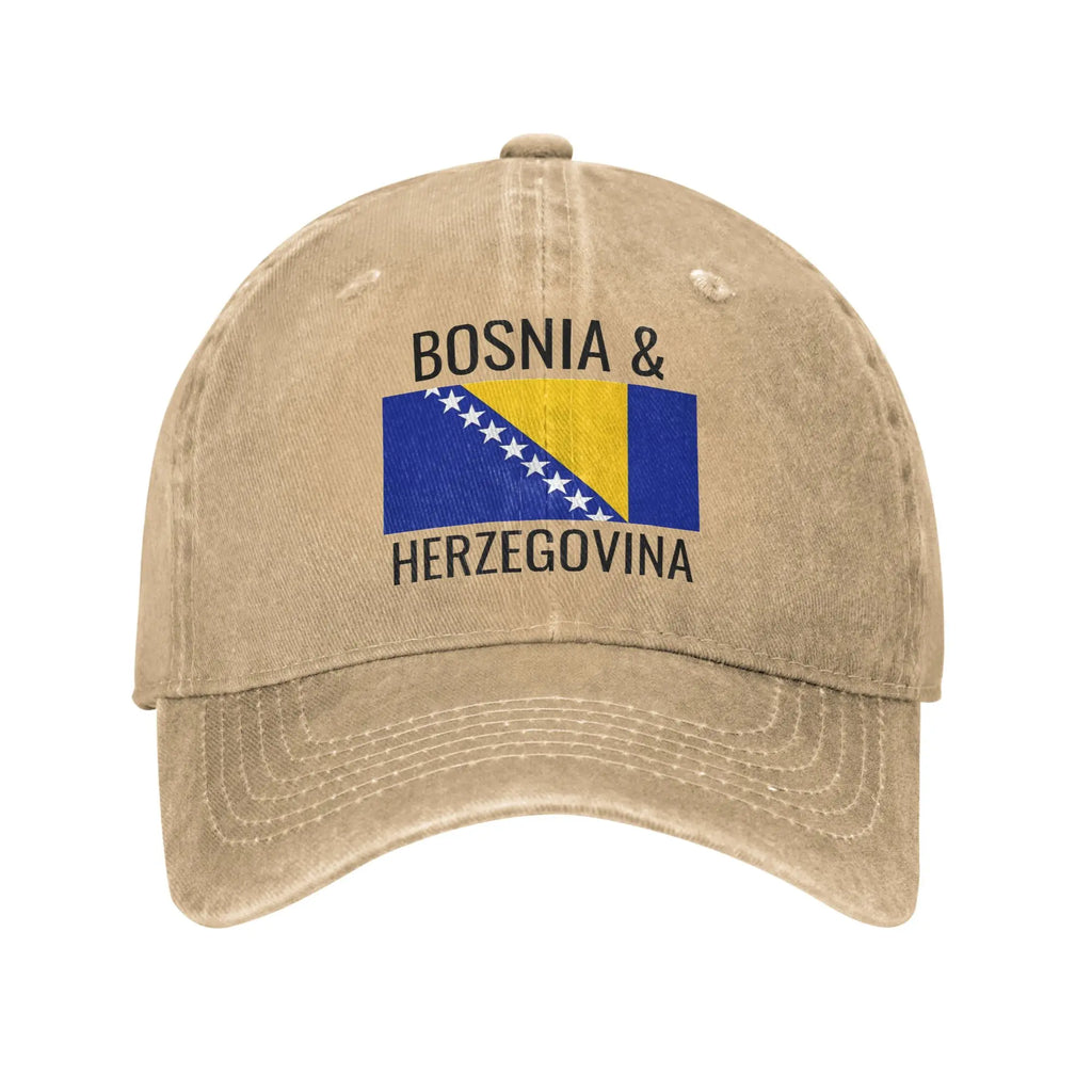 Bosnia and Herzegovina Flag Caps Unisex