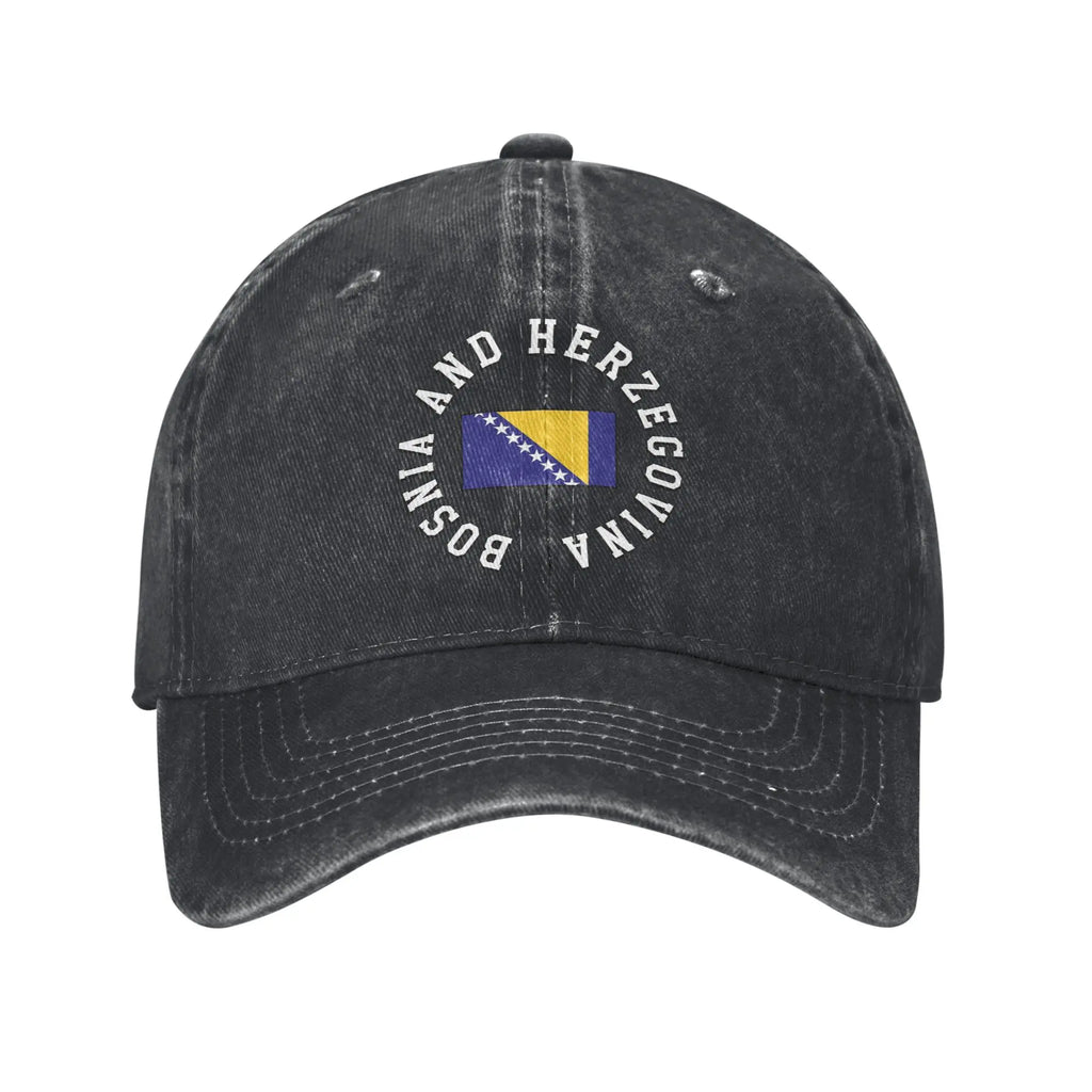 Bosnia and Herzegovina Flag Caps Unisex