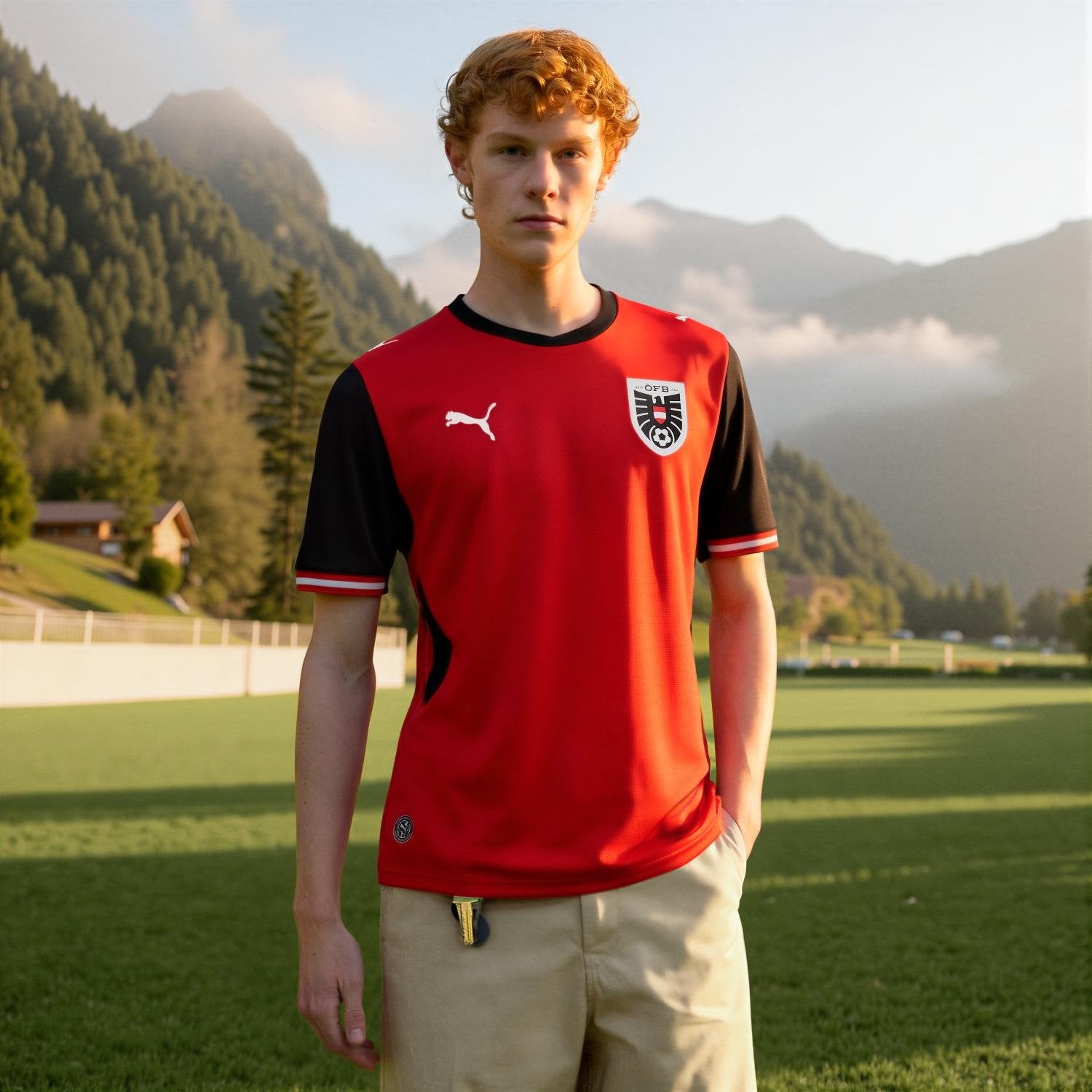 Austria World Cup 2026 Jersey back view